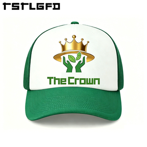 Custom Logo 6 Panel Foam Trucker Hat Wholesale Bulk Printed Mesh Back <b>Cap</b> Structured Hard Front <b>Winter</b> Beach Hip Hop - Product Image 1