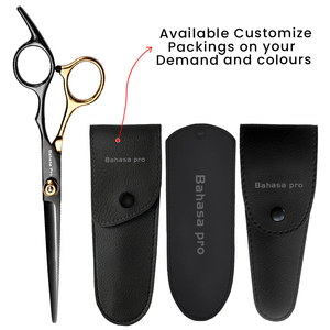 Tijeras de Barbero para Hombre, Acero Inoxidable, Alta Calidad, Logotipo Personalizado, Tijeras para Cortar Cabello, Proveedor Mayorista, Tijeras de Salón por Bahasa Pro - Product Image 5