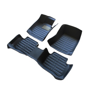 Accessoires de voiture de conception populaire de haute qualité facile à nettoyer en cuir sous pression chaud Eva 5d tous les tapis de sol de voiture uniques environnants - Product Image 1