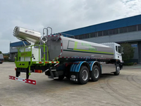 Camion-citerne électrique Dongfeng 6x4 pour arrosage, 219 kWh LFP, 18,8 m, 230 km, zéro émission, assainissement municipal