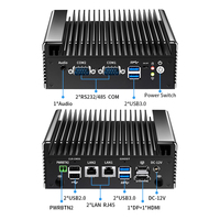 Mini PC Industrial Intel Core I5 6200U, 2LAN, 1*HDMI, 1*DP, 2COM, Sin Ventilador