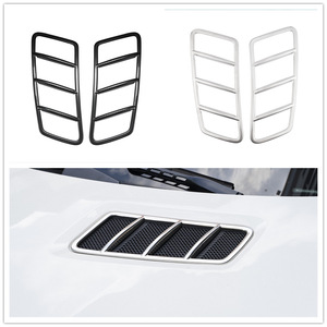 SNBLO Bandes de garniture de capot en acier inoxydable, ensemble de 2 pièces pour Mercedes-Benz GLE ML GL350 GLS400 450 - Product Image 5