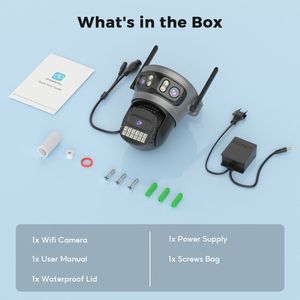 Caméra <span class=keywords><strong>Boroscope</strong></span> Sans Fil Détecteur de Salle de Bain Ampoule E27 Portable V380 Pro Trail 4K 80 60 IR 5MP Tuya 4G 12V Mini Bébé OEM 360 Bouton Rotatif - Product Image 6