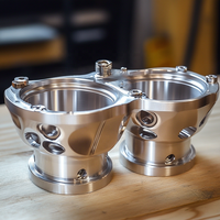Collecteur d'admission haute performance pour moteur, usiné CNC en aluminium 6061 |   Carb Legal Billet Bowls |   Anodisé, léger, personnalisé