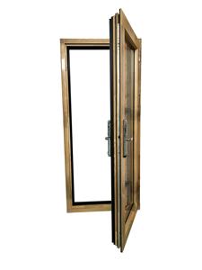 Porte d'entrée moderne PENJOY PH130, triple vitrage, fibre de verre, faible valeur U, isolation thermique, appartement, hôtel, usage commercial, Canada - Product Image 4