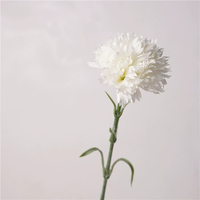 Vrac En Gros Pas Cher Vrai Toucher Soie Faux Oeillet Fleurs Artificielles