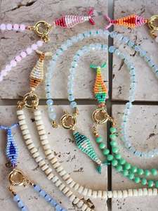 <span class=keywords><strong>Collana</strong></span> all'ingrosso con perline Miyuki colorate e ciondolo a forma di pesce, gioielli fatti a mano con perline di semi, graziosa <span class=keywords><strong>collana</strong></span> stile spiaggia, regalo <span class=keywords><strong>per</strong></span> <span class=keywords><strong>lei</strong></span> - Product Image 2