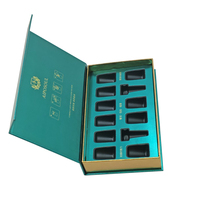 Boîte cadeau en papier de luxe avec impression de logo personnalisé pour les produits de soin de la peau avec insert