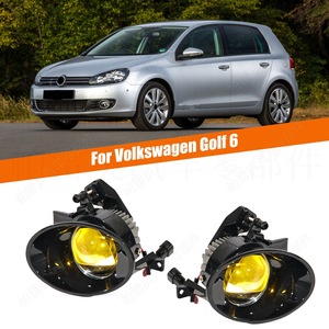ไฟตัดหมอกโปรเจคเตอร์สำหรับรถหมาป่าทะเลสาบไฟ LED กันชนหน้าสีเหลืองสำหรับ Volkswagen Golf 6 - Product Image 2