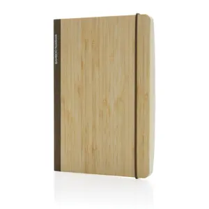 Cuaderno de bambú A5 Scribe, merchandising sostenible - Product Image 1