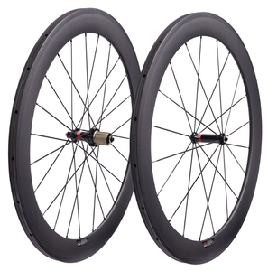 Factory 23 Wide Carbon Tubular Laufradsatz 700C Clincher Felgenbremse Rennrad-Laufräder 38/50/60/88mm Tiefe mit Novatec Powerway Nabe - Product Image 5