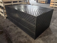 Table de soudage en acier flexible D28, grille de 100 mm, établi modulaire pour le soudage de pièces lourdes, construction personnalisable