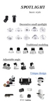 Spot LED encastré moderne en aluminium anti-éblouissement, étanche IP54, 30W 35W, pour salle de bain et salon, avec garantie de 5 ans