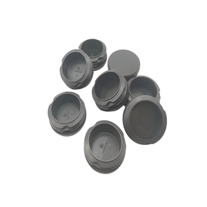 Tapón de extremo de tubo de plástico reforzado al por mayor de fábrica, tapa de inserción redonda y cuadrada de PE para tubo de acero, protector de patas de muebles - Product Image 3