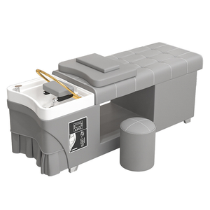 Venta Directa de Fábrica, Conjunto de Silla de Spa de Diseño Moderno, Cama Versátil para Lavado de Cabello en Peluquería, para Aplicaciones Faciales - Product Image 4