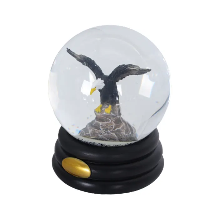 Globos de nieve de resina de águila, regalo único, globo de nieve, regalo creativo, personalizado