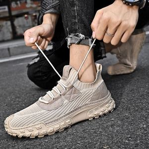 Zapatillas Deportivas para Hombre, Estilo 2025, Suela Suave Antideslizante, con Cordones, Casuales, Suela Gruesa, Modernas, Versátiles, para Correr - Product Image 3