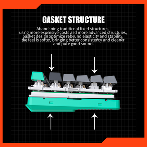 75% có dây cơ khí chơi game Bàn phím Bạc im lặng chuyển đổi LED trắng backlit 87 Phím Nhỏ Gọn TKL bàn phím cho Windows máy tính Xách Tay PC - Product Image 5