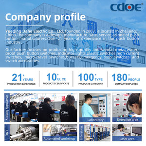 สวิตช์กันน้ำ CDOE CE CCC สีน้ำเงิน 12 มม. Ip68 แบบเปิดปกติ 2 ขา สวิตช์กดแบบกดติดปล่อยดับ สำหรับควบคุมพวงมาลัย แตร - Product Image 5