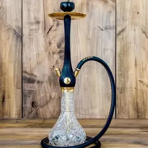 Wholesale glass shisha hookahs popular design hand made shisha hookah prices china