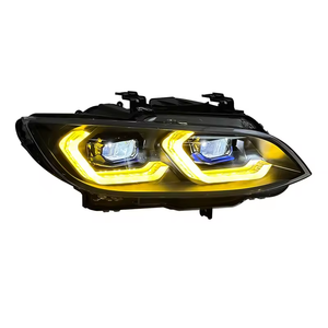 Feux de jour à double couleur SJC AutoLED pour BMW Série 3 E92 2006-2013 Jaune/Blanc, feux de position avant pour la vente en gros - Product Image 2