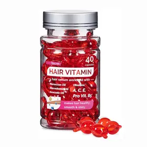 Fornitura di fabbrica di vitamine A C E Pro B5 balsamo senza risciacquo con olio di Avocado di Argan Macadamia capsula di siero per il trattamento dei capelli