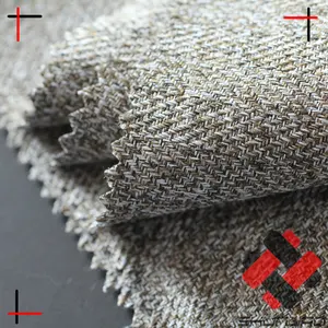 Poliéster grosso catiônica 3 tons gabardine sarja herringbone tecido para uniforme