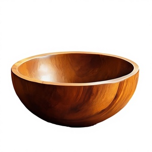 Posavasos Redondos de Madera de Acacia Pulida, Venta Directa de Fábrica, con Logotipo Personalizado, Protección para Cualquier Tipo de Mesa - Product Image 4