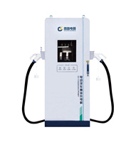 Estación de Carga para Camiones Pesados, 400kW DC 1000V, Doble Conector, Refrigeración Líquida, Cableado, Montaje en Suelo, RFID, 4G, OCPP