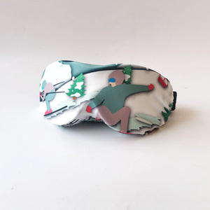 Biểu Tượng Tùy Chỉnh Sợi Nhỏ Vải Trượt Tuyết <span class=keywords><strong>Goggle</strong></span> Bìa Với Gương Đầy Màu Sắc Kính Mắt Trường Hợp & Túi Với In Lụa - Product Image 5