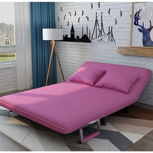 现代客厅可折叠沙发床家具带床功能