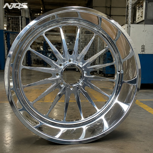 NJQS 车轮 24x14 26x14 24x14 锻造26英寸镀铬轮圈 24英寸30英寸轮圈 - Product Image 3