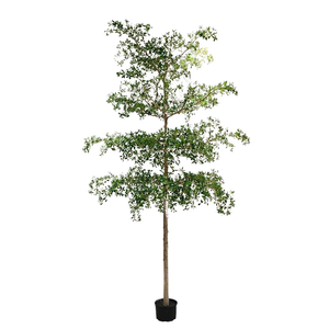 OH ARTS Albero di Ulivo Artificiale Grande Personalizzato in Seta Nera Finta Shady Lady da 9' per Interni, Decorazioni per la Casa, Vendita all'Ingrosso - Product Image 1