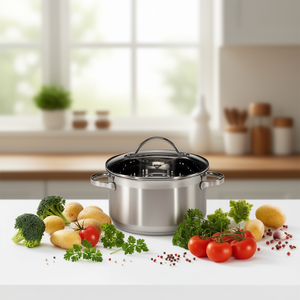 Karl Krger Ohio Meat <b>Pot</b> 3 L 20 Cm Stainless Steel <b>Soup</b> Stock <b>Pot</b> - Product Image 3