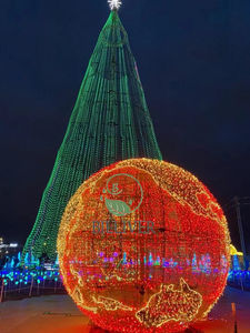 Luce decorativa con motivo a fiocco <span class=keywords><strong>di</strong></span> <span class=keywords><strong>neve</strong></span> per interni ed esterni IP65 per decorazioni natalizie paesaggio babbo natale - Product Image 3