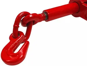 5/16'' - 3/8'' Ratchet Chain Binder Load Binder With Safety Hook 5400LBS B.S For Truck Cargo Control