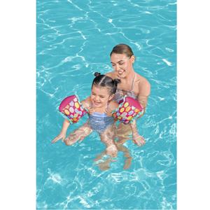 Flotador de brazo infantil de tela ABC <span class=keywords><strong>AquaStar</strong></span> para piscina inflable de PVC 32182, seguro para nadar en el agua, tallas S/M - Product Image 1