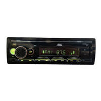 Radio MP3 para coche 1 Din, carga rápida para control remoto Bluetooth, buen diseño para colocación en salpicadero, PC, compatible con FLAC DSD, 1 año