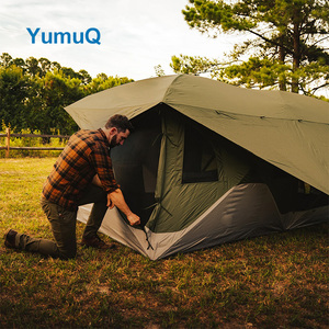 YumuQ Gazebo <span class=keywords><strong>Toile</strong></span> Auvent Écran <span class=keywords><strong>Moustiquaire</strong></span> Polyester Oxford Étanche Hub Tente avec Parois Latérales - Product Image 5