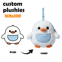 minimale de commande prix d'usine délai de livraison rapide cadeaux promotionnels porte-clés en peluche personnalisé