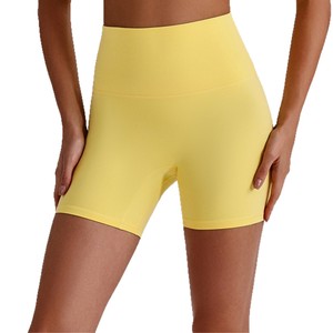 High Waist <strong>Cycling</strong> <strong>Shorts</strong> for <strong>Girls</strong> Summer Fitness Biker Yoga Pants Side Pockets Skinny Fitness <strong>Shorts</strong> - Product Image 2