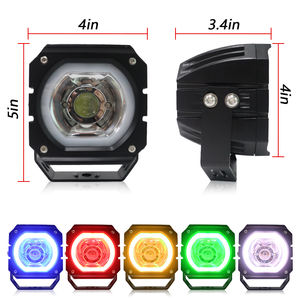 Дальний RGB DRL светодиодный свет 4 дюйма для UTV <span class=keywords><strong>Jeep</strong></span> Wrangler JK Tundra - Product Image 2