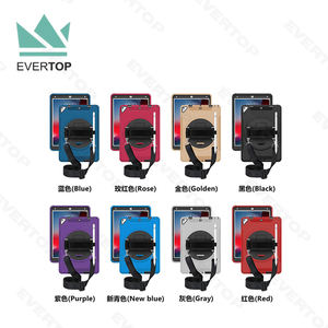 TS-TC01 pour <span class=keywords><strong>iPad</strong></span> 2020 Trois Couches Goutte Étui de Protection avec 360 Support rotatif Dragonne Protecteur D'écran pour Samsung Galaxy - Product Image 2