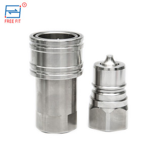 Raccords hydrauliques à dégagement rapide, acier inoxydable Offre Spéciale, iso7241, série KZF <span class=keywords><strong>ISOA</strong></span> 316, 304 - Product Image 5