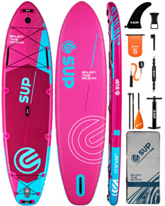 <span class=keywords><strong>Tabla</strong></span> de Paddle Surf Inflable E SUP con Tecnología Drop Stitch - Ideal para Principiantes, <span class=keywords><strong>Tabla</strong></span> de Surf Multiusos para Jugar en el Agua - Product Image 6