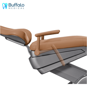 Ghế nha khoa điện Buffalo xoay 90 độ, khay đựng nước bọt bằng kính, điều khiển trợ lý tiện dụng, tủ xoay, thoải mái cho bệnh nhân - Product Image 6