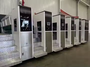 Máquina de Bajo <span class=keywords><strong>Precio</strong></span> para Impresión Flexográfica, Secado, Barnizado, Ranurado, Troquelado Rotatorio, Plegado, Encolado y Flejado de Cajas de Cartón Tipo Fijo - Product Image 5