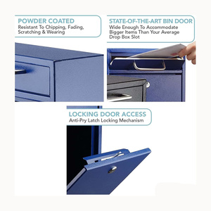 USA Marché Moderne Couleur Personnalisé Métal Extérieur Mur Monté Boîte <span class=keywords><strong>Aux</strong></span> <span class=keywords><strong>Lettres</strong></span> Chine <span class=keywords><strong>Grande</strong></span> Boîte <span class=keywords><strong>Aux</strong></span> <span class=keywords><strong>Lettres</strong></span> En Acier Pas Cher - Product Image 5