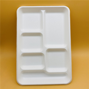Bustina di canna da zucchero biodegradabile 5 vaschette di carta per alimenti - Product Image 6