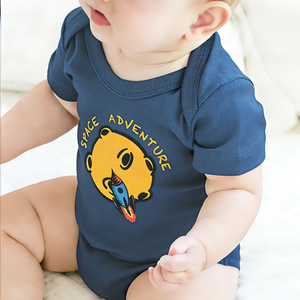 Conjunto <span class=keywords><strong>de</strong></span> Regalo <span class=keywords><strong>Personalizado</strong></span> para Bebé con Diseño <span class=keywords><strong>de</strong></span> Planeta Espacial, Mameluco para Recién Nacido con Muñeco Cohete - Product Image 3